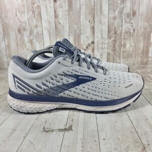 Brooks Ghost 13 Mens Running Shoes Grey Blue Size 10 Medium D 1103481D161